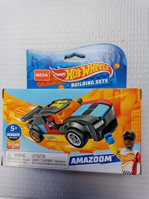Hot Wheels Mega Construx Amazoom Construction Set Building Set 98 Pieces
