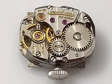 JAEGER LECOULTRE MANUAL WIND CAL K840 DIAL HANDS & MOVEMENT - WORKING