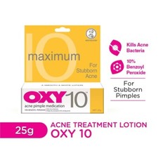 1 X OXY 10 10 Benzoyl Peroxide 25g Stubborn Acne Pimple Spot Control Treatment