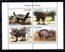 SaoTomè-et-Prìncipe 2011 Mi. 4933-36 Mini Feuille 100% Neuf ** Faune africaine