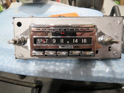 L62 Corvette WonderBar Radio--Original Delco GM-w/knobs-Prof Restored--NCRS!