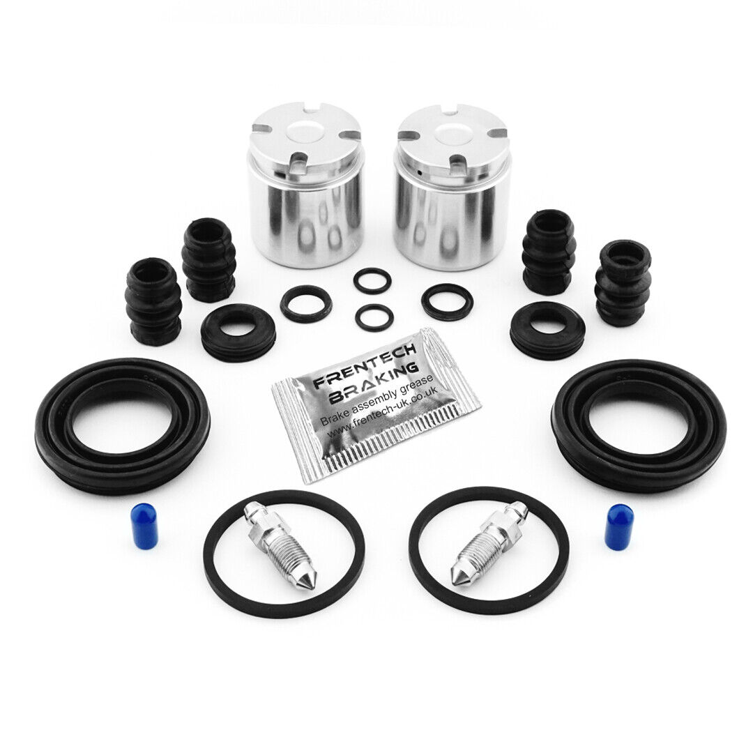 2x Rear Brake Caliper Repair Kits & Pistons For Nissan 300 2x Rear Brake Caliper Repair Kits & Pistons For Nissan 300