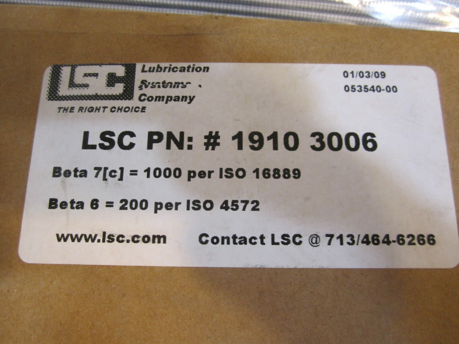 LSC Lubrication Systems Company 1910 3006 Filter eBay