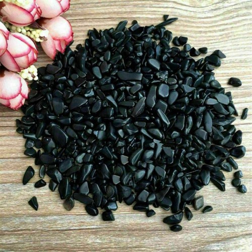 50g Natural Black Obsidian Gravel 
