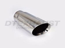 Dt-30112 Double Wall Angle Stainless Exhaust Tip 3 Inlet 3.5 Outlet 9.5 Long Dt-30112 Double Wall Angle Stainless Exhaust Tip 3 Inlet 3.5 Outlet 9.5 Long