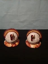 New Vintage Turkey Salt and Pepper Shakers Thanksgiving  Kitchen ESSENTIAL HOME
