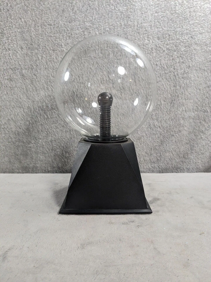 Lámpara de bola de plasma grande de 6" bola de luz 8,5" de alto - ¡Sin cable!! Foto 3 de 4