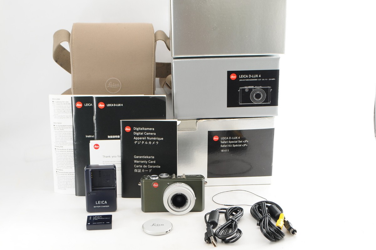 ☆238☆TOP MINT in BOX+BAG LEICA D-LUX 4 SAFARI Special Edition 