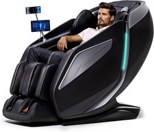 4D Massage Chair Full Body Zero Gravity Recliner - 55  SL-Track 15 Auto Modes...
