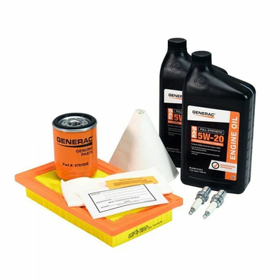 #ad Generac A0002074708 Maintenance Kit with Proprietary 5W 20 Synthetic Oil for 14 $62.05