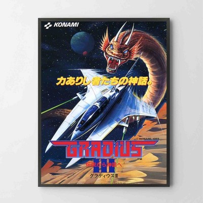 Poster Gradius III Konami Arcade Premium Glossy Unframed Poster Print A0948