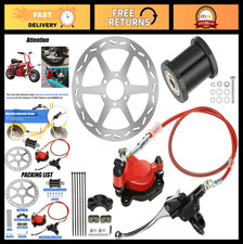 Mini Bike Hydraulic Brake Kit - 180mm Rear Disc Rotor for Baja Doodle Bug DB30,