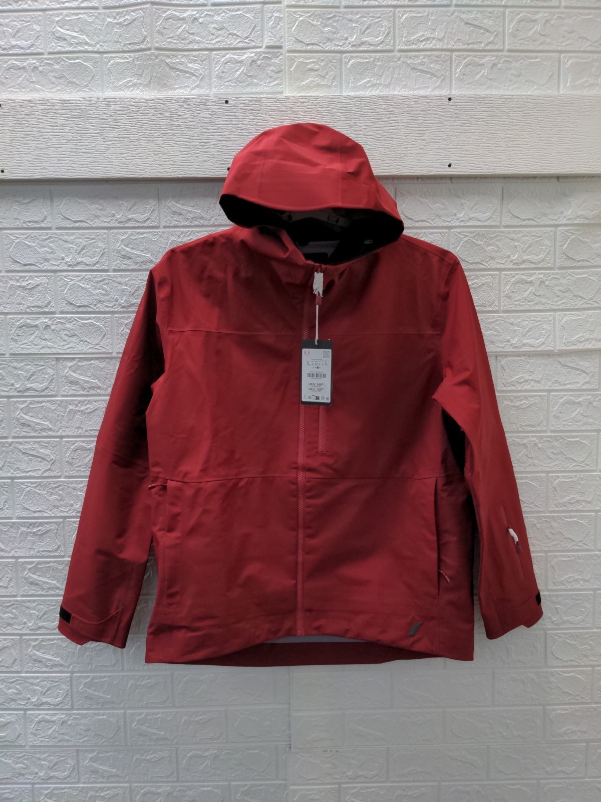 New Zara Athleticz Men's Reccor Waterproof Shell Ski Technical Jacket Sz L