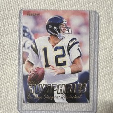 1997 Fleer Stan Humphries San Diego Chargers Football Card #398 NFL