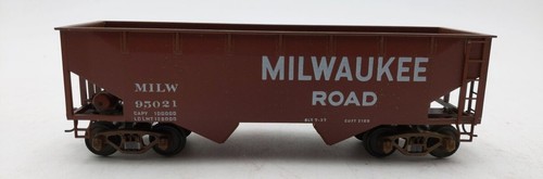 Coche tolva de 2 bahías American Models 358 escala S Milwuakee Road #95021 LN | Zustand: Used