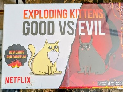 Exploding Kittens Good vs Evil Game (New/Sealed)