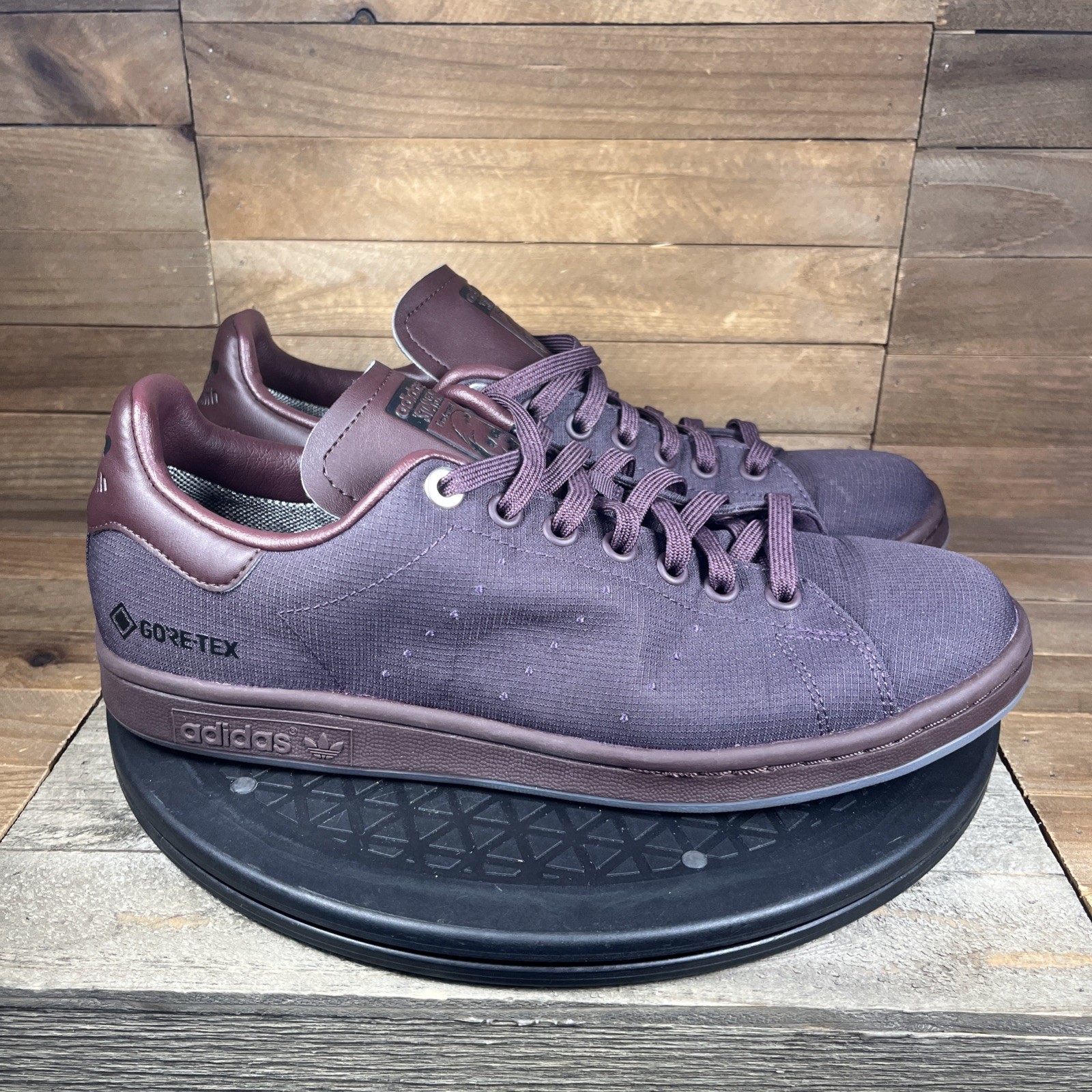 SAOLA Sneakers Adidas uomo taglia 8 5 Stan Smith Gore Tex rosso minerale stringate comode