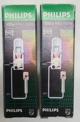 2x Genuine Philips Bulb Halogen Headlamp 12455 12V 100W  Made in Germany