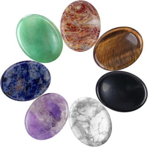 7er Set Chakra Steine – Natürliche Edelsteine & Glückssteine als 7er Set Chakra Steine – Natürliche Edelsteine & Glückssteine als