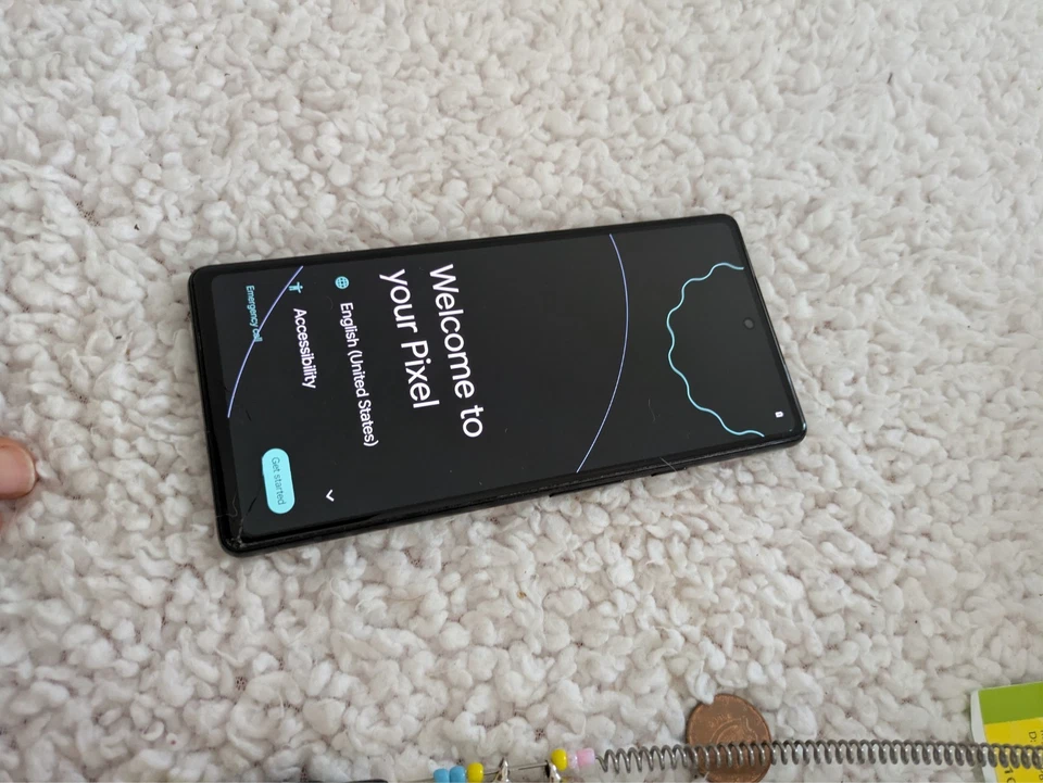 FOR PARTS - Google Pixel 6a - 128GB - White - Chalk - Unlocked  - Image 3 of 4