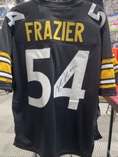 Zach Frazier Signed Black Pittsburgh Steelers Custom Jersey JSA 093 (L)