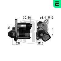 Era Starter 1 Kw FüR Renault Clio Iv 0.9 Tce 90 1.2 Captur Smart Fortwo Coupe