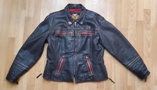 Women's Harley Davidson Leather Jacket size XL embroidered / riveted