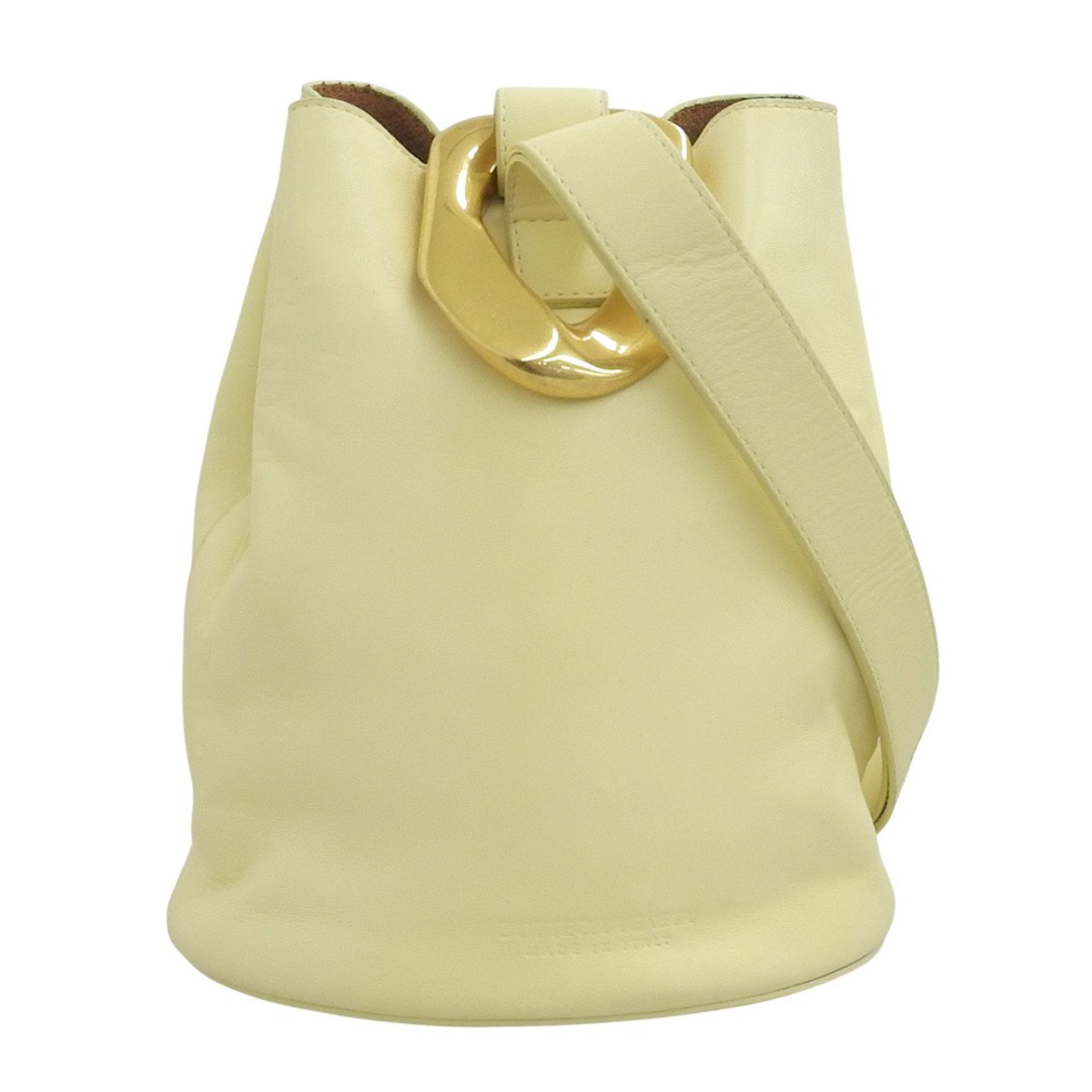 BOTTEGA VENETA☆ショルダーバック Bottega Veneta Drop Bag Leather Shoulder Cream Used Japan From