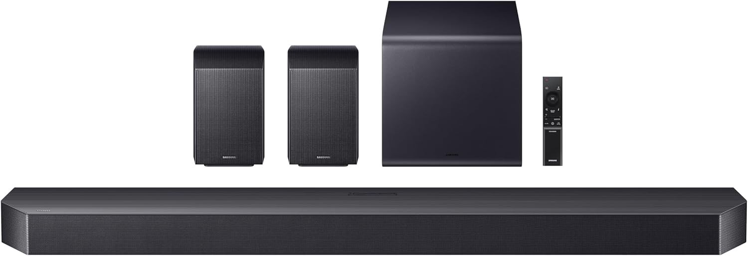 Samsung Q990F 11.1.4ch Q Series Subwoofer + Rear Speaker, Wireless Dolby Atmos