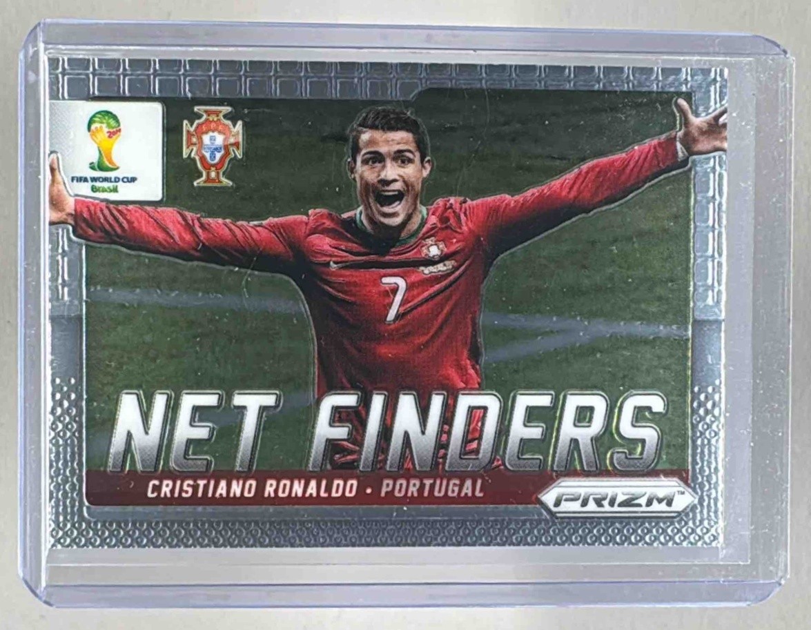 Cristiano Ronaldo 2014 Panini Prizm FIFA World Cup Brazil #20 Net Finders