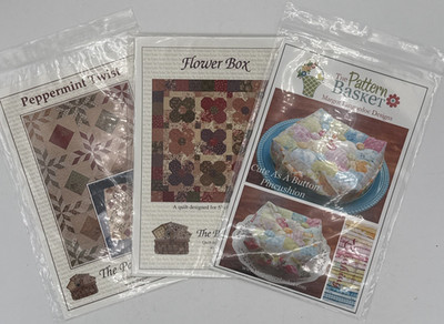 3 Patterns from The Pattern Basket, #704, #714, #1309, Uncut B197
