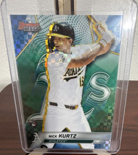 2024 Topps Bowman's Best X-Fractor Rookie Nick Kurtz #TP-14 /150 Athletics Base…