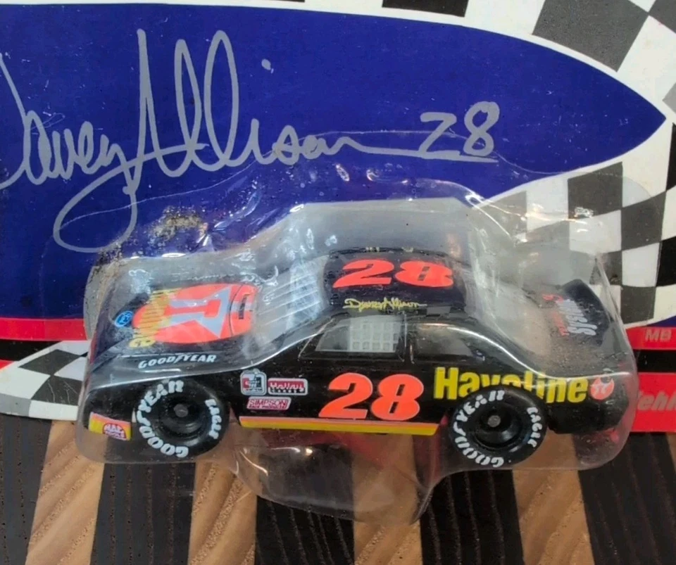 1992 Davey Allison #28 Matchbox Racing Super Stars 1/64 diecast new sealed - Image 3 of 4