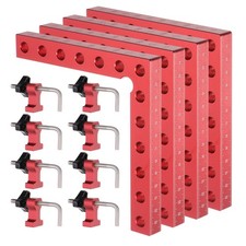 4PCS Woodworking Corner Clamp 90 Degree 5.5 inch Right Angle Clamp Set