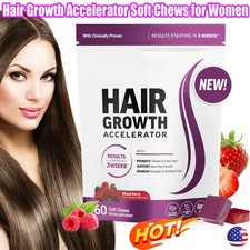 2025 NEW Hair Growth Accelerator Soft Chews, Hair Growth Vitamins for Women