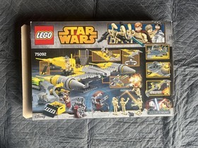 LEGO 75092 Naboo Starfighter Star Wars Box & Instruction Book Adult Owned Rare