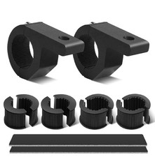 Off-Road Mounting Brackets LED Light Horizontal Bar Tube Clamp Fit on 0.75"/1...