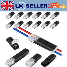 100X 12V Wire Cable Snap In Connectors Terminal Connection Joiners Car Auto Plug