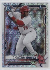 2021 Bowman Chrome Prospects Mega Box Mojo Refractor Malcom Nunez #BCP-226 uk2