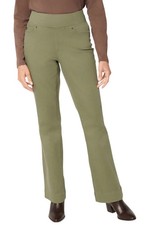Belle by Kim Gravel Women's TripleLuxe Twill Boot Cut Jean Tea Leaf
