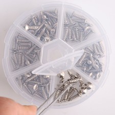 3mm Electric Guitar Pickguard Backplates Tremolo Cover Mounting Screws 100PCS 