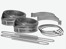 Supervent 7'' ID Class A Double Wall 15° Elbow Kit