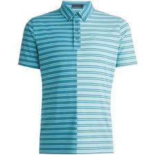 G/FORE Split Stripe Contrast Tech Jersey Golf Polo