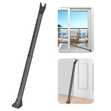 AceMining Upgraded Door Security Bar  Sliding Patio Bar, Heavy 1 Pack, Gray