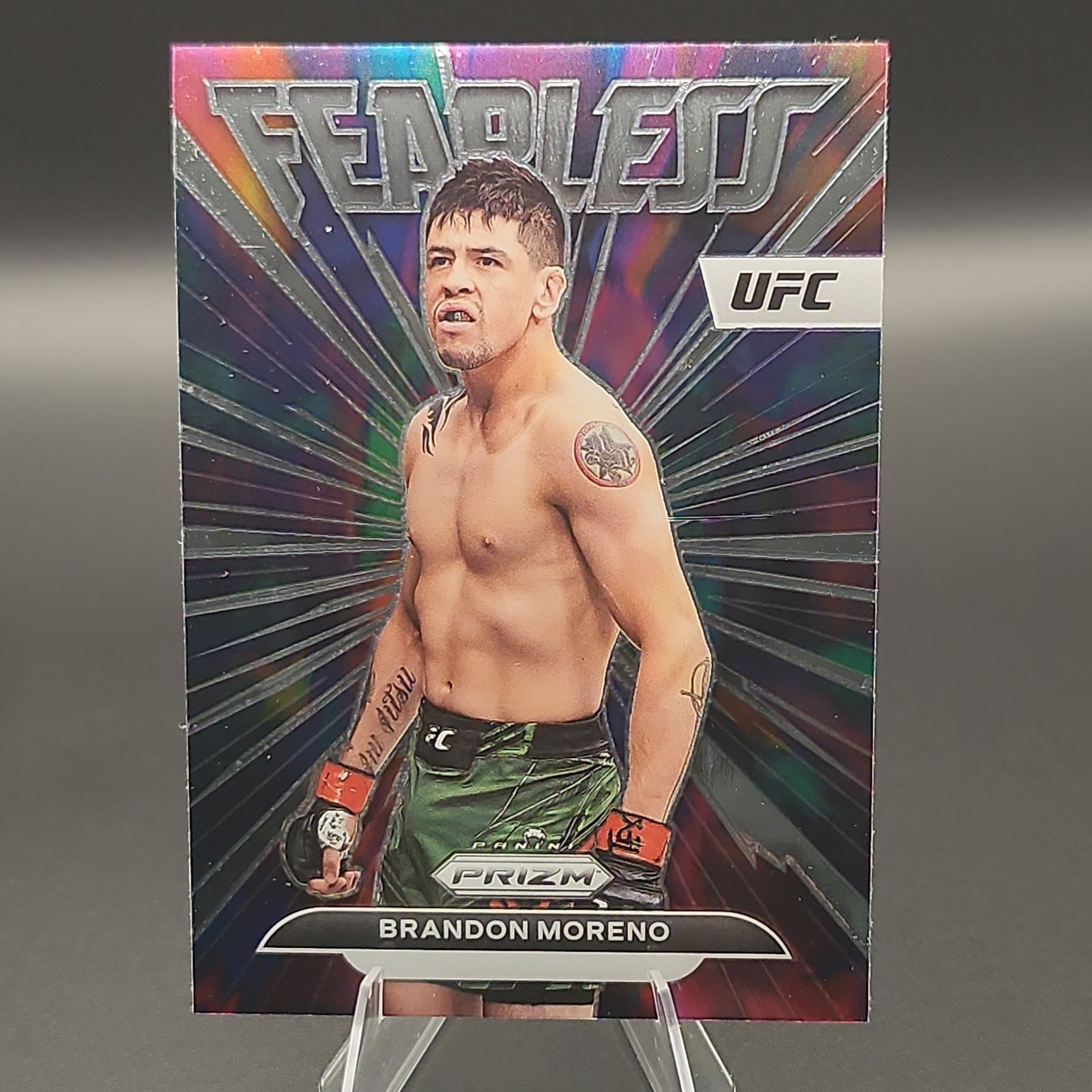 2023 Panini Prizm UFC - Fearless Brandon Moreno #1