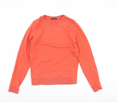 Marks and Spencer orangefarbener Damenpullover Sweatshirt, Größe 6