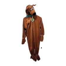 Vtg 2012 Rubie's Plush Kids Scooby Doo Plush Hooded Costume Sz Medium