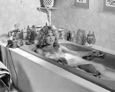 Julie Ege sits in bubble bath 1975 movie Not Now Darling 24x36 Poster
