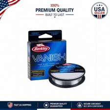 Invisible 110yd Vanish Fluorocarbon Fishing Line - Enhanced Casting  Durability