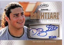 2013 SAGE HIT David Bakhtiari Authentic Autographs Auto /250 #A139